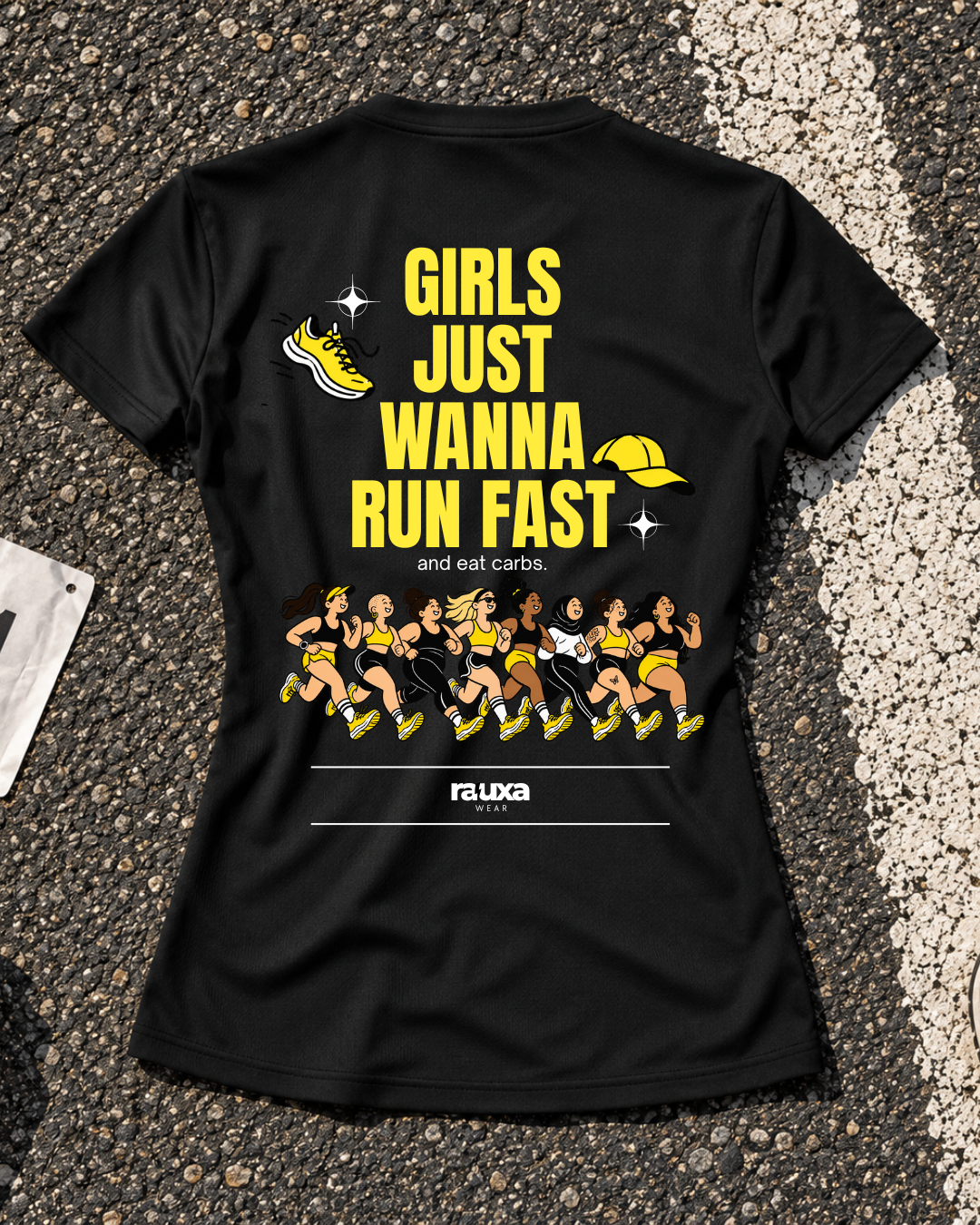 Camiseta Técnica GIRLS JUST WANNA RUN FAST