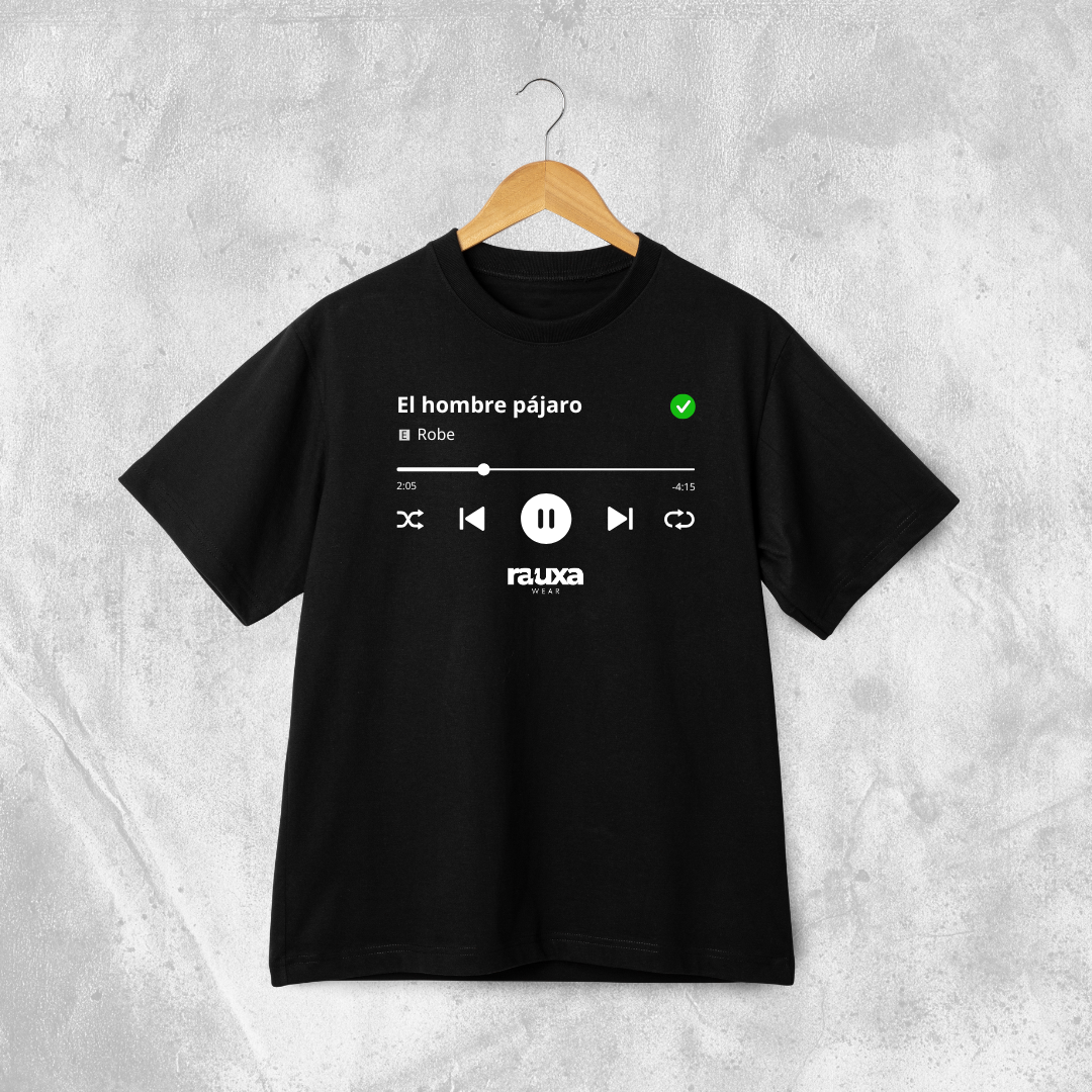 Camiseta Robe  "El hombre pájaro" - Versión pista de audio