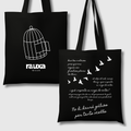 Totebag - No hi haurà gàbies per tants ocells