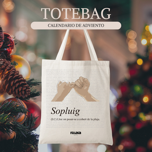 Totebag "Sopluig" - CALENDARIO DE ADVIENTO