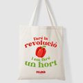 Totebag Faré la revolució i em faré un hort