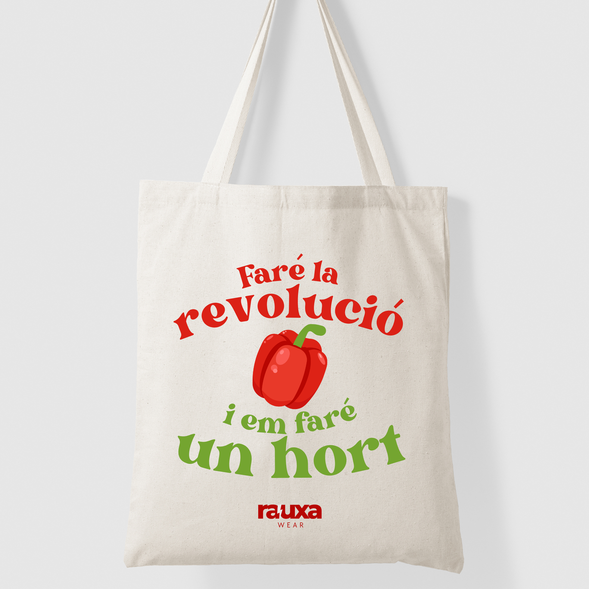 Totebag Faré la revolució i em faré un hort
