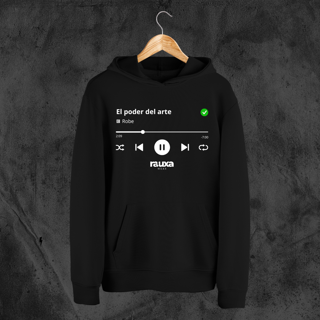 Sudadera Robe "El poder del arte" - Versión pista de audio